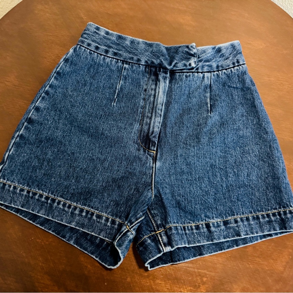 Meshki Blue Jean Shorts